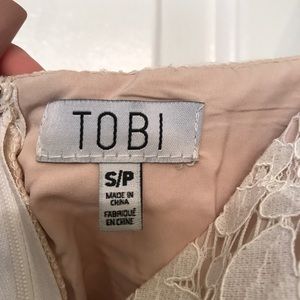 White lace Tobi dress